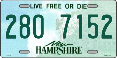 NH license plate 2807152