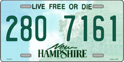 NH license plate 2807161