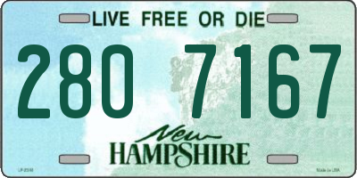 NH license plate 2807167