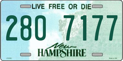 NH license plate 2807177
