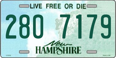 NH license plate 2807179