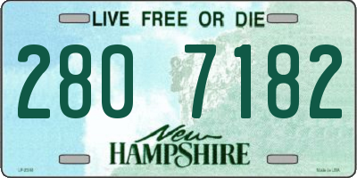 NH license plate 2807182
