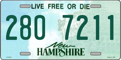 NH license plate 2807211