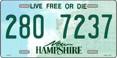 NH license plate 2807237