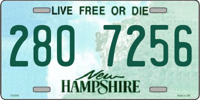 NH license plate 2807256