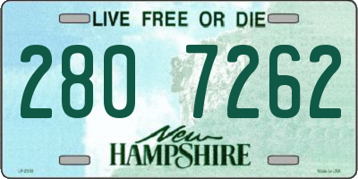 NH license plate 2807262