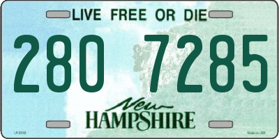 NH license plate 2807285