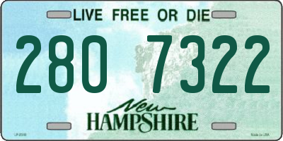 NH license plate 2807322