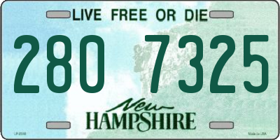NH license plate 2807325