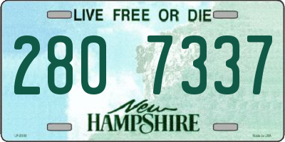 NH license plate 2807337
