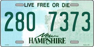 NH license plate 2807373