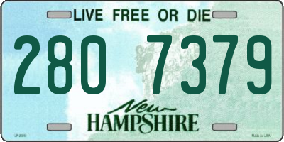 NH license plate 2807379