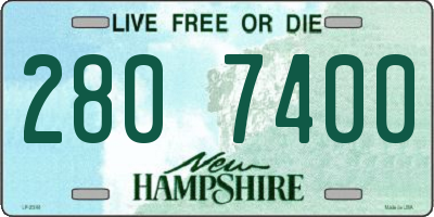 NH license plate 2807400
