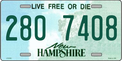 NH license plate 2807408