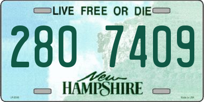 NH license plate 2807409