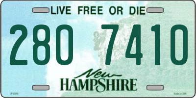 NH license plate 2807410