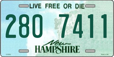 NH license plate 2807411