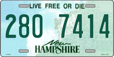 NH license plate 2807414