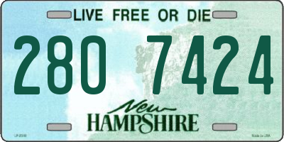 NH license plate 2807424