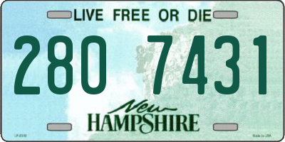 NH license plate 2807431