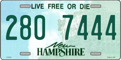 NH license plate 2807444