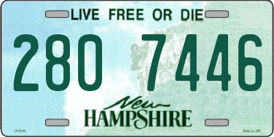 NH license plate 2807446