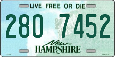 NH license plate 2807452