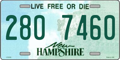 NH license plate 2807460