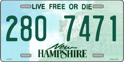 NH license plate 2807471