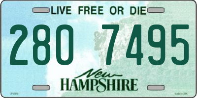 NH license plate 2807495