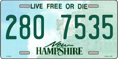 NH license plate 2807535