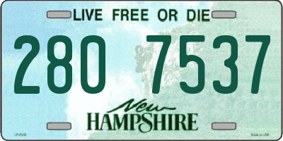 NH license plate 2807537