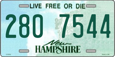 NH license plate 2807544