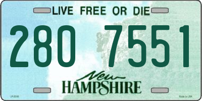 NH license plate 2807551