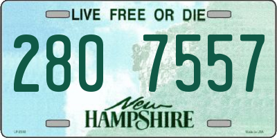 NH license plate 2807557