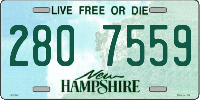 NH license plate 2807559