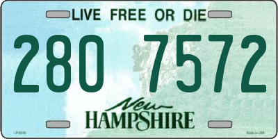 NH license plate 2807572