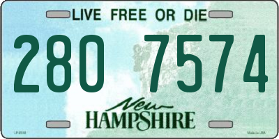 NH license plate 2807574