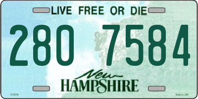 NH license plate 2807584
