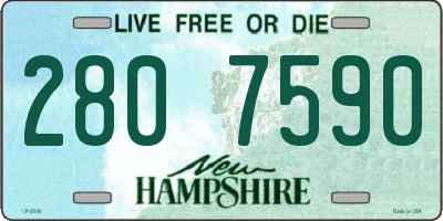 NH license plate 2807590
