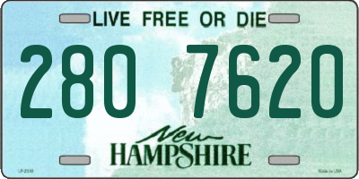 NH license plate 2807620