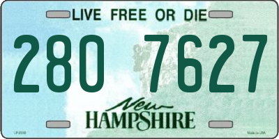NH license plate 2807627