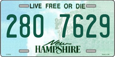 NH license plate 2807629