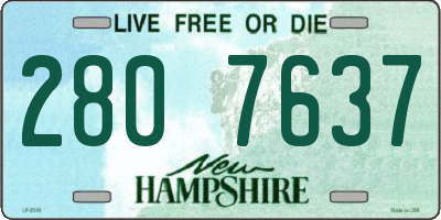 NH license plate 2807637