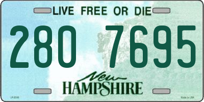 NH license plate 2807695