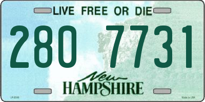 NH license plate 2807731