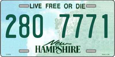 NH license plate 2807771