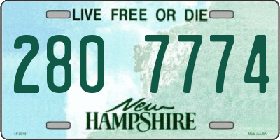 NH license plate 2807774