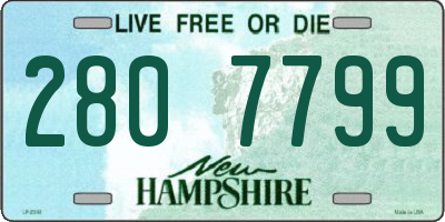 NH license plate 2807799