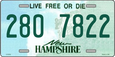 NH license plate 2807822